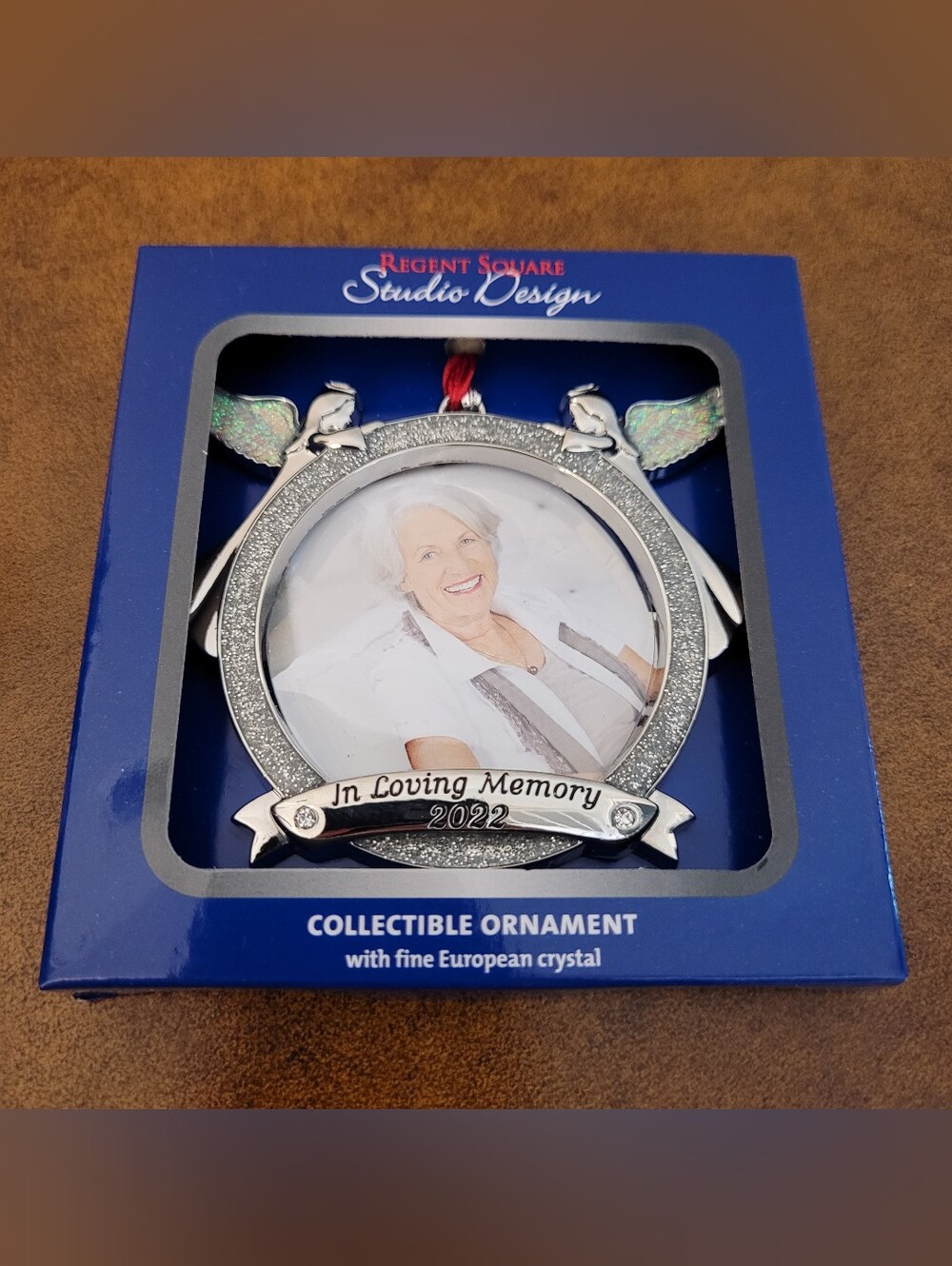 Regent Square Studio Design "In Loving Memory 2022" Silver Photo Ornament